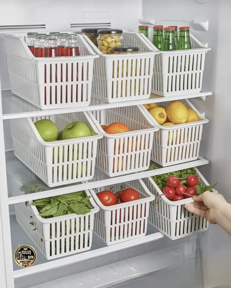 Organizer Basket Maximize Your Fridge
